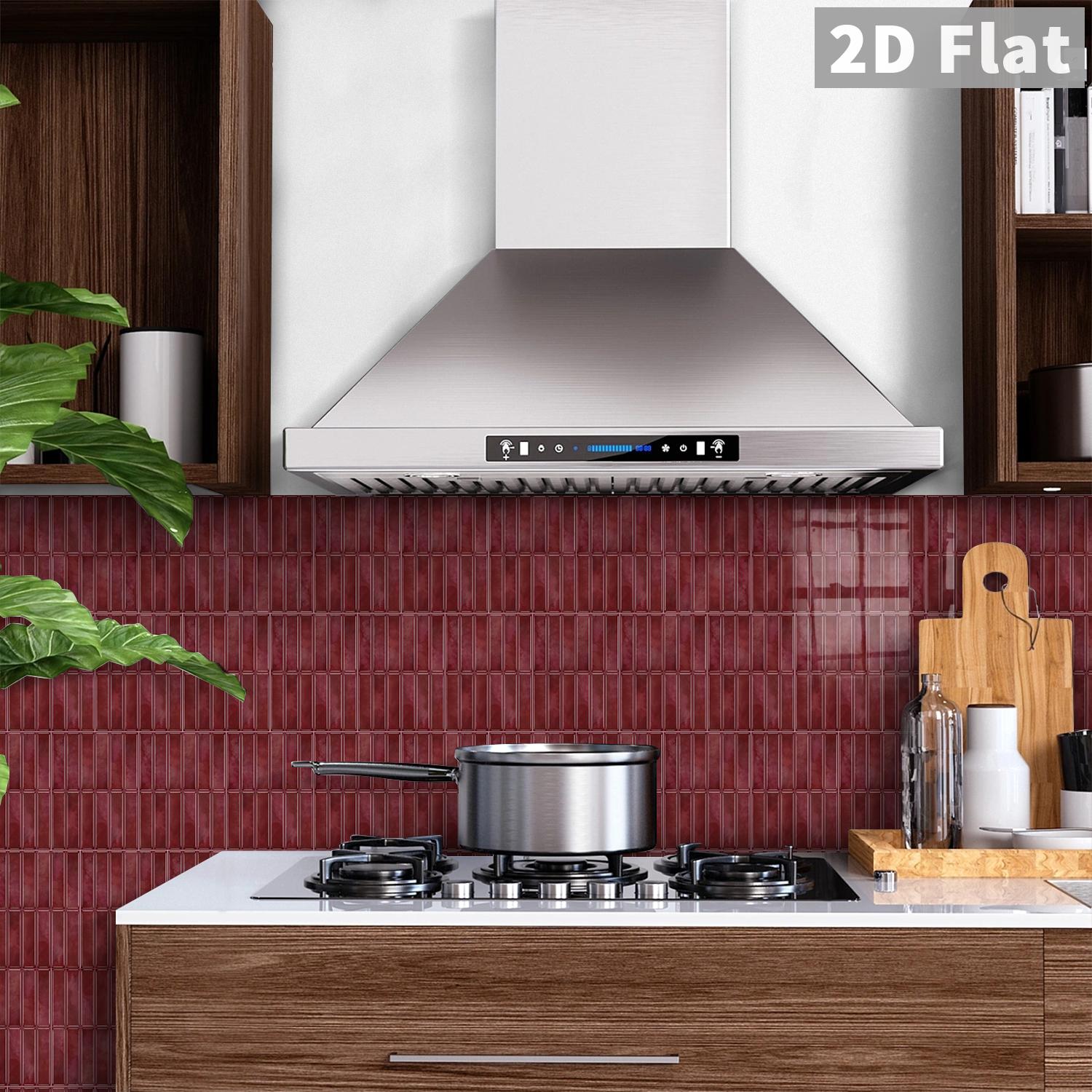 Home Bathroom Tiles Design - 14pcs Self-adhesive Tile Wall Stickers, Classic