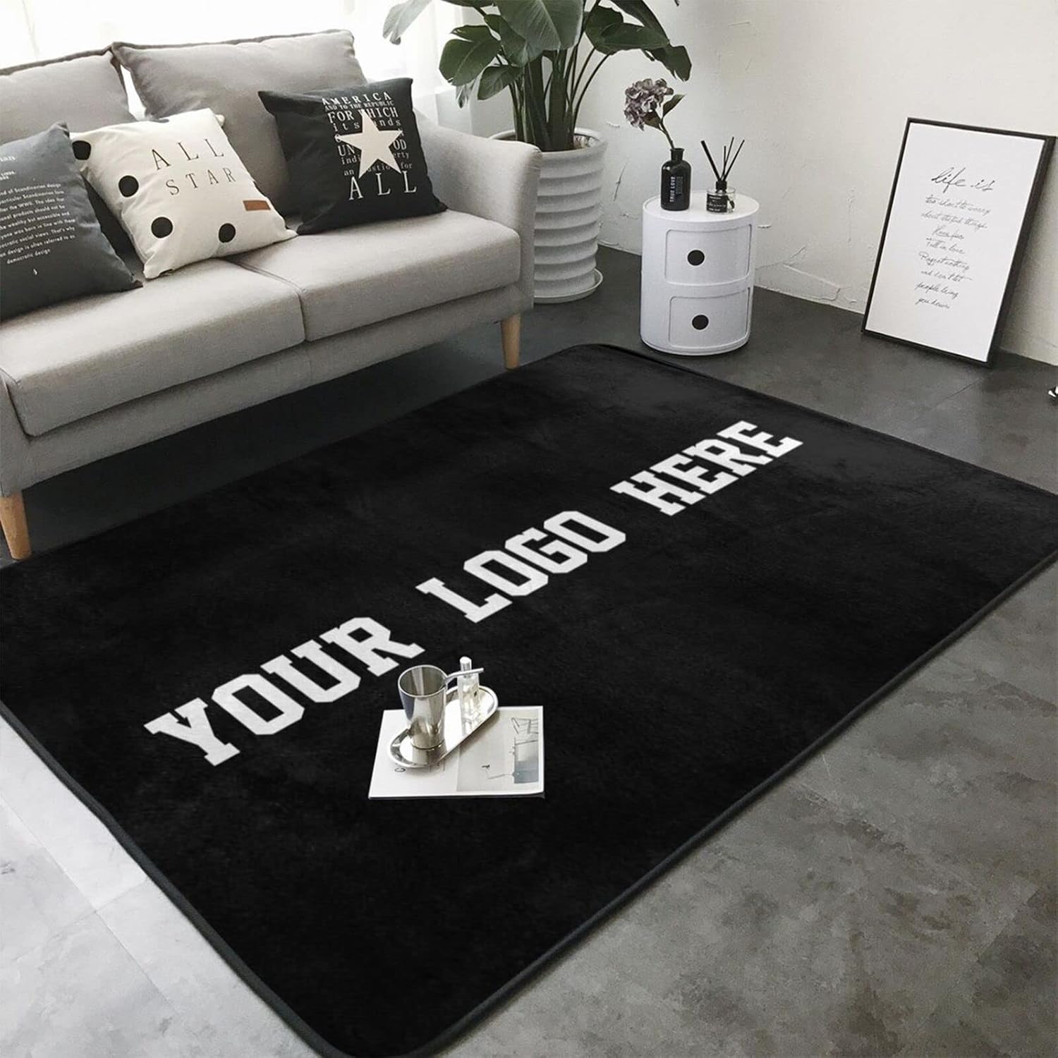 Home Bathroom Images - Custom Rug Personalized Area Carpet with