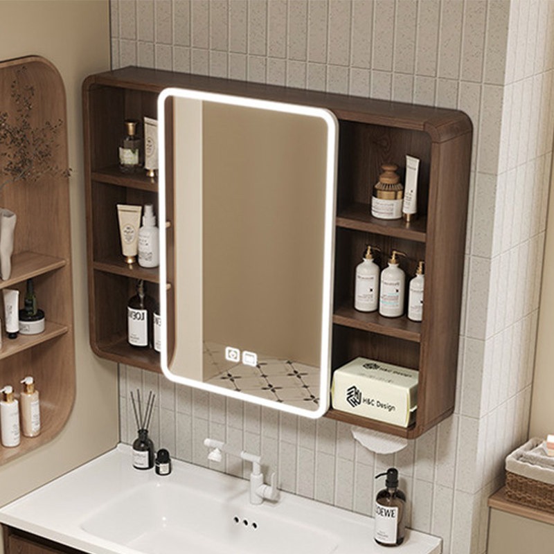 Home Bathroom Design - Mirror Toilet Bathroom Cabinet Shelves Corner
