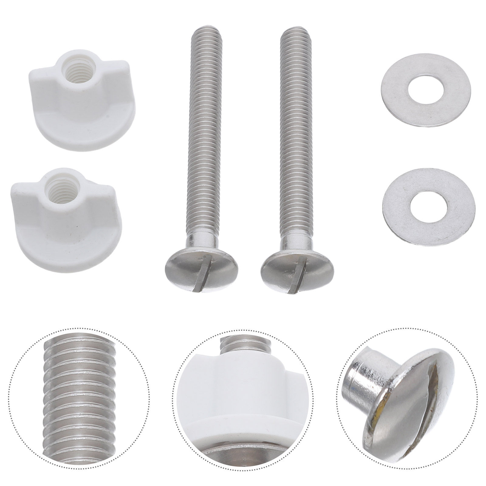 Home Hardware Bathroom Accessories - 2Pcs Toilet Seat Accessories Universal Plastic