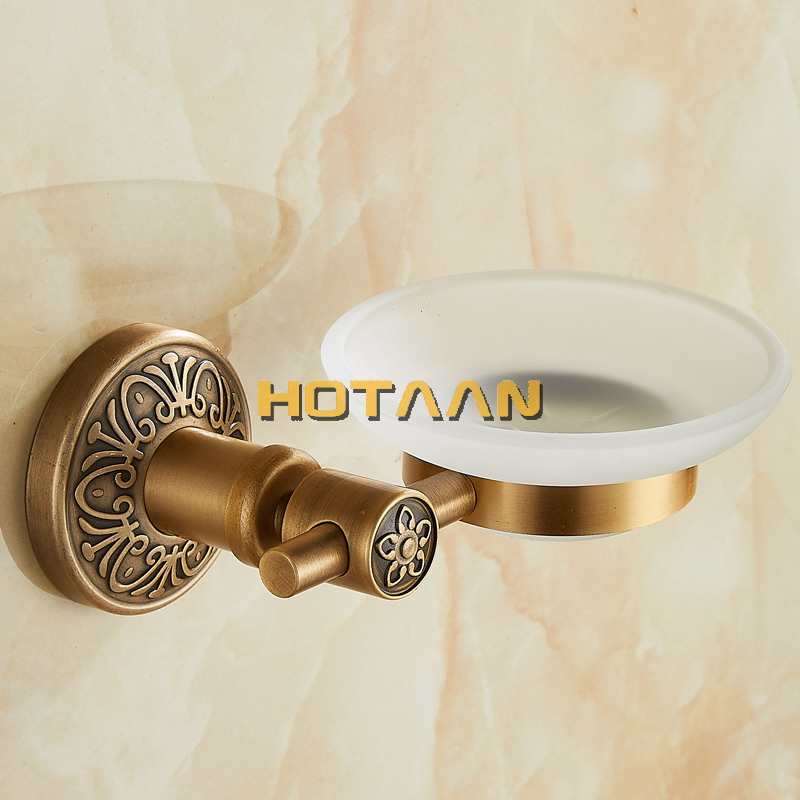 Solid Aluminium Wall Mounted A - Glass Soap Dish recension och pris