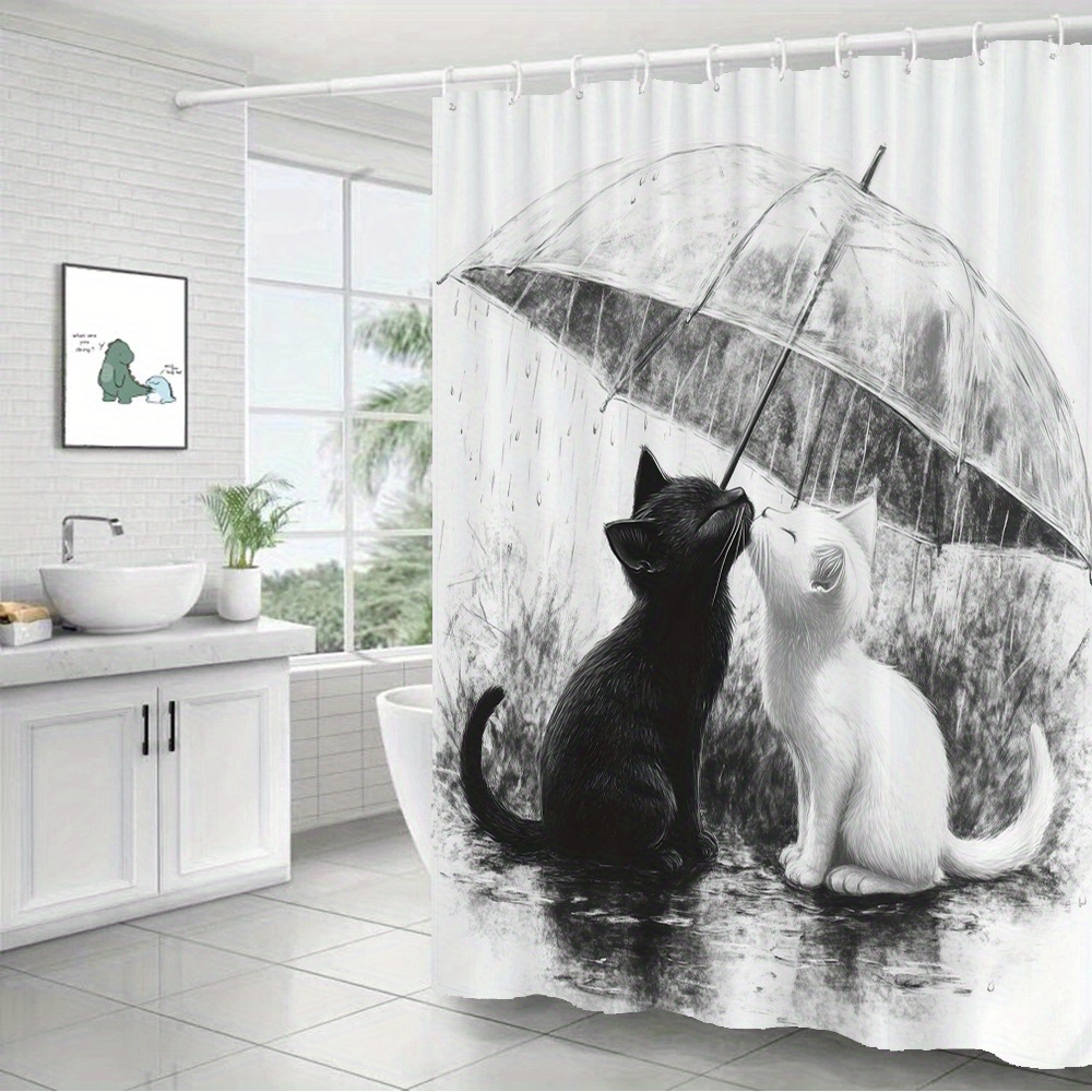Waterproof Bathroom Shower Cur - Home Bathroom Tiles Design recension och pris