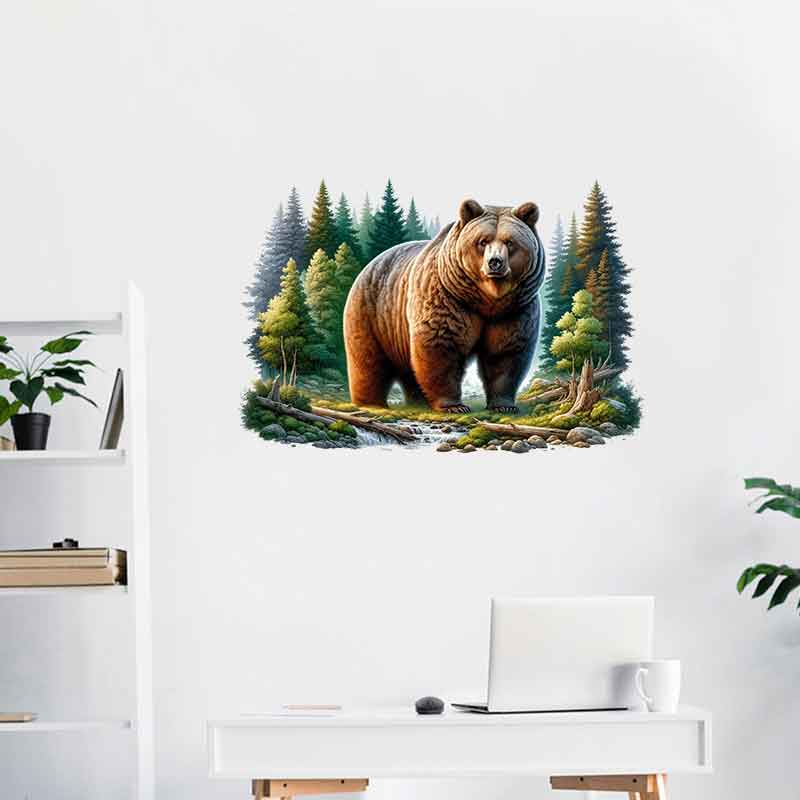 Whimsical Drunk Bear Stickers- - Home Bathroom Tiles Design recension och pris