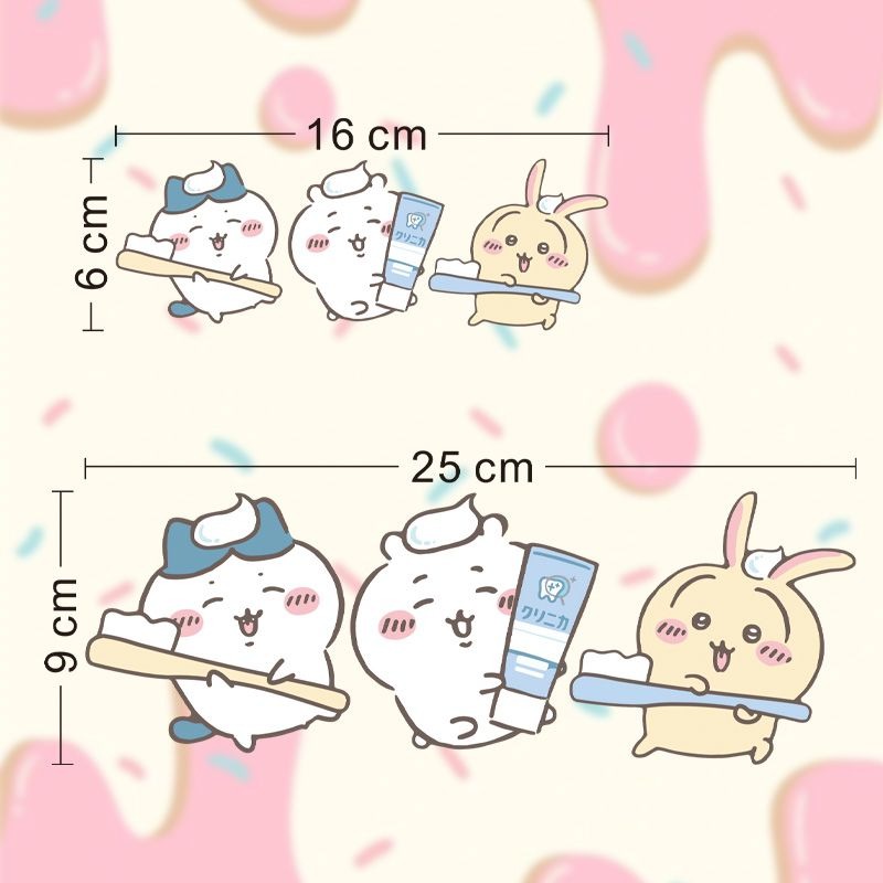 Hot Chiikawa Mirror Stickers S - Bathroom Home Improvement recension och pris