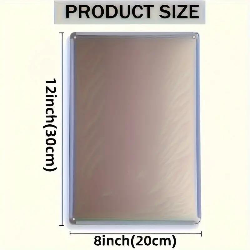 Stylish Female Metal Tin Sign  - Home Bathroom Wall Art recension och pris
