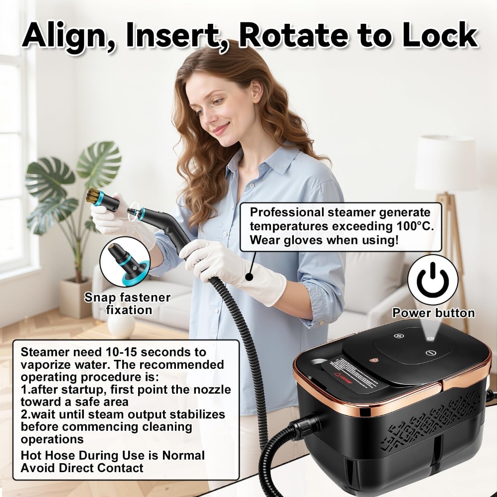 2500W Portable Steam Cleaner,  - Home Bathroom Images recension och pris