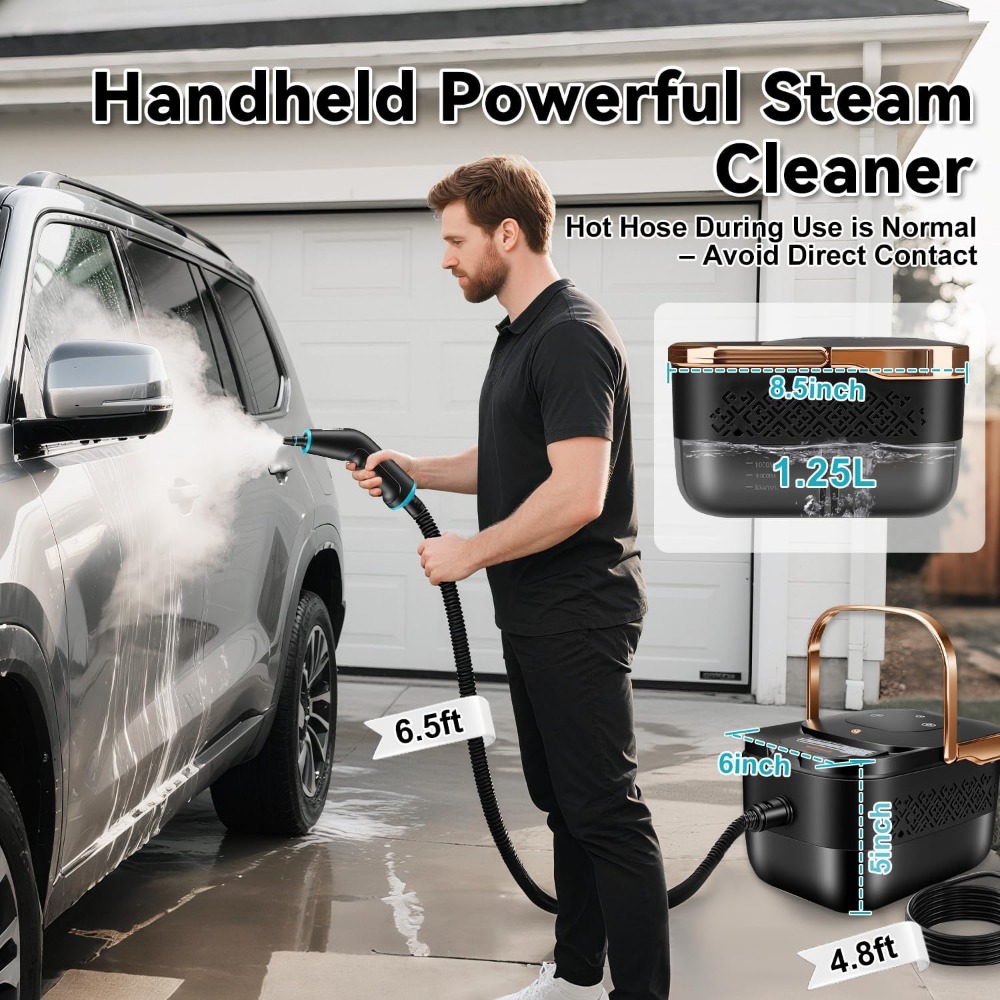 2500W Portable Steam Cleaner,  - Home Bathroom Images recension och pris