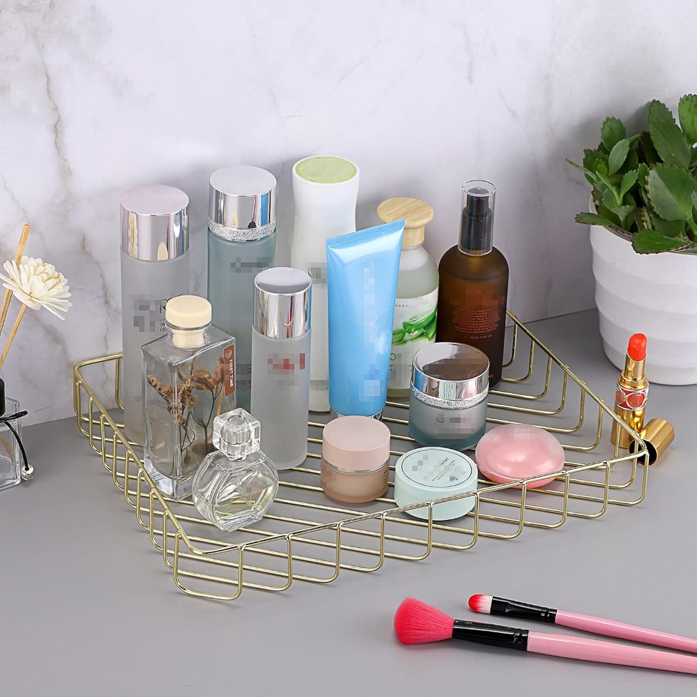 Elegant Gold Wire Desk Tray fo - Home Bathroom Images recension och pris