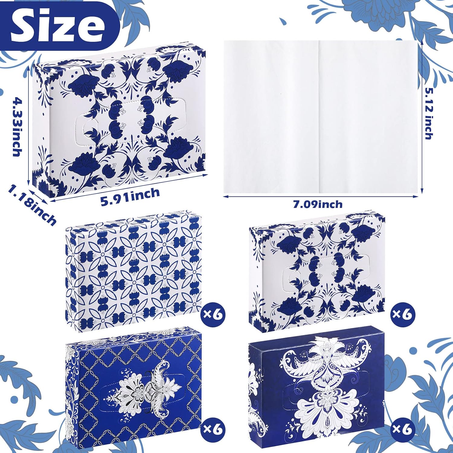24 Packs 960 Sheets Facial Tis - Home Bathroom Images recension och pris