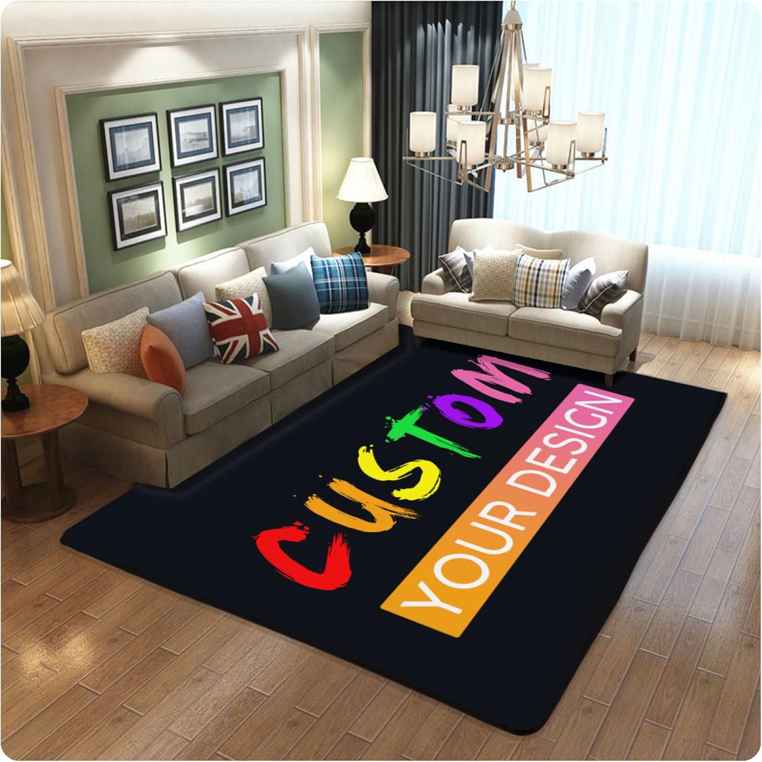 Custom Rug Personalized Area C - Home Bathroom Images recension och pris