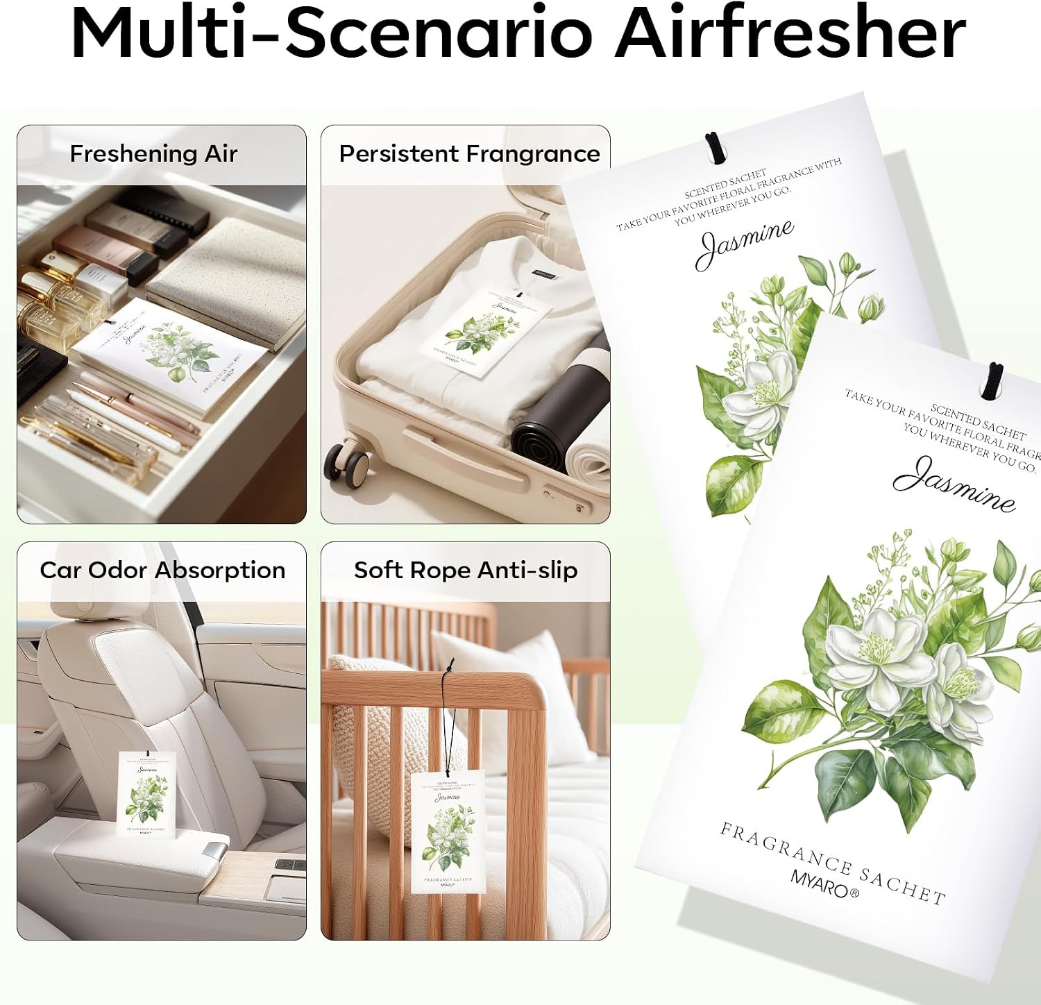12 Pack Jasmine Scented Sachet - Home Bathroom Images recension och pris