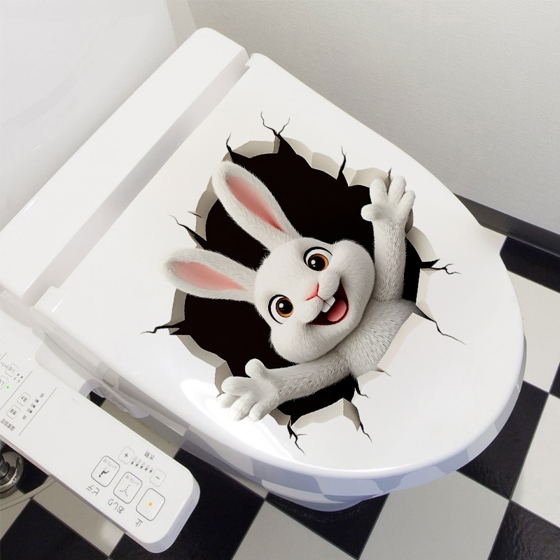 2D Flat 1-Piece Fun Animal-The - Home Bathroom Tiles Design recension och pris
