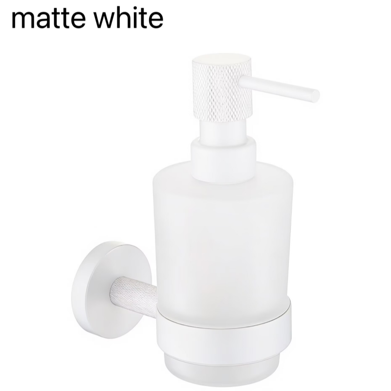Brushed Nickel Brass Knurled W - Glass Soap Dish recension och pris