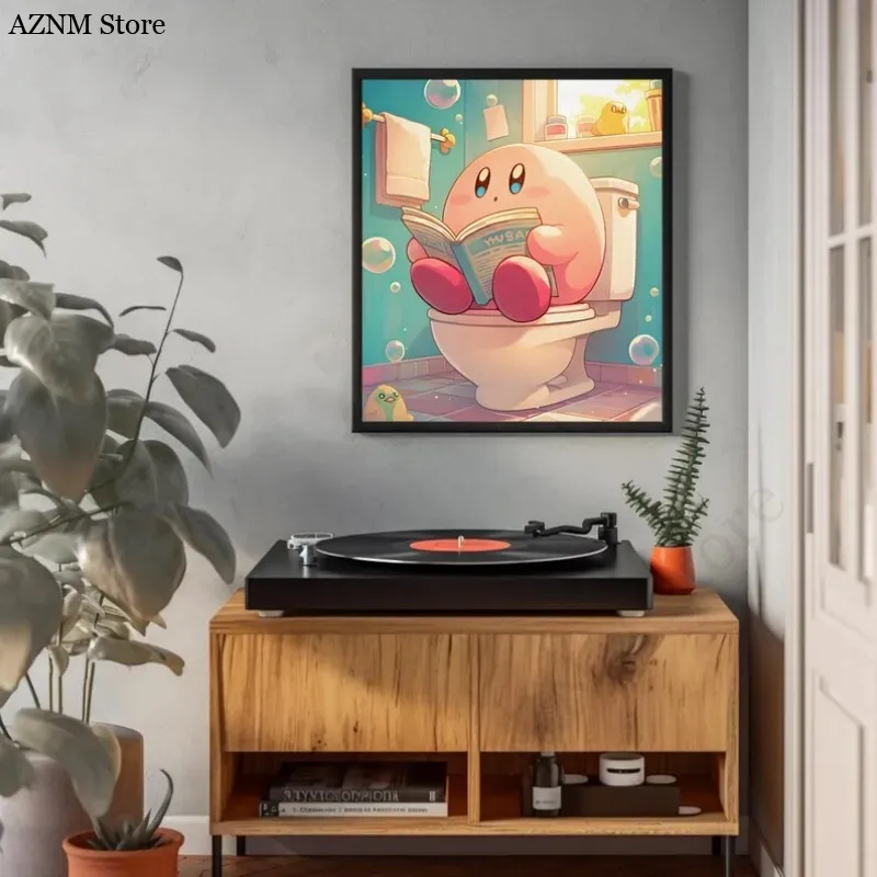 Funny Bathroom Cartoon Video G - Home Bathroom Wall Art recension och pris
