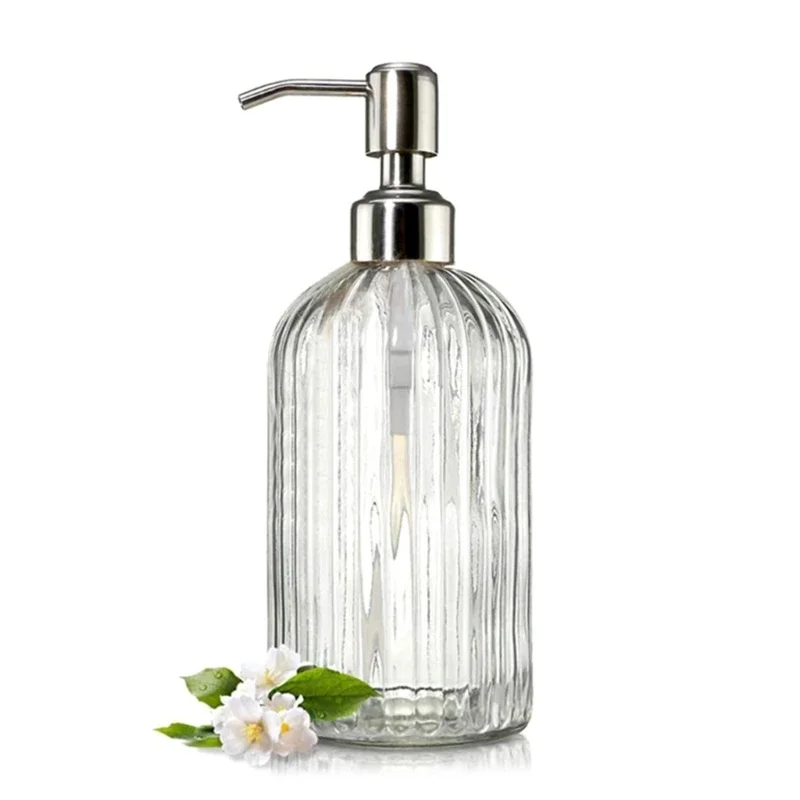 Soap Dispenser Bathroom Clear  - Glass Soap Dish recension och pris