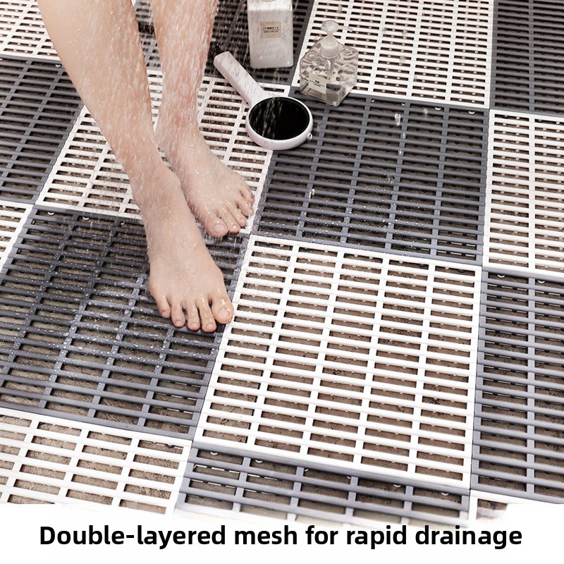Interlocking Bathroom Mat Non- - Home Bathroom Tiles Design recension och pris