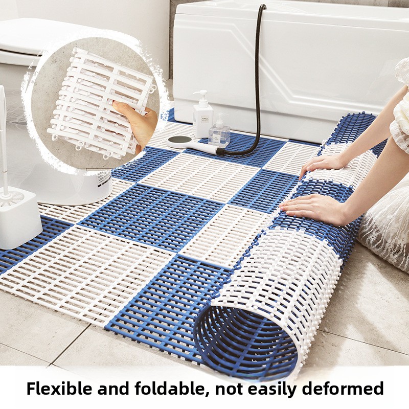 Interlocking Bathroom Mat Non- - Home Bathroom Tiles Design recension och pris