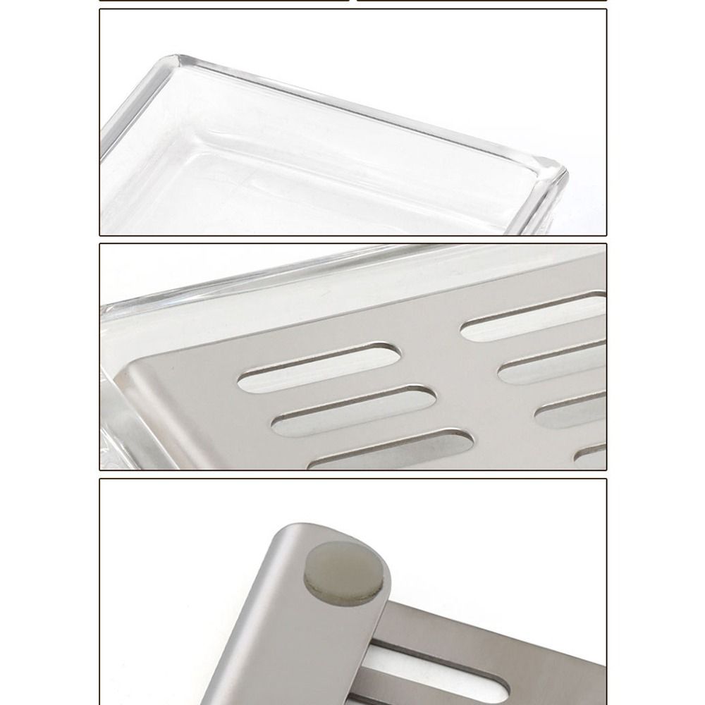 High-end Stainless Steel Glass - Glass Soap Dish recension och pris