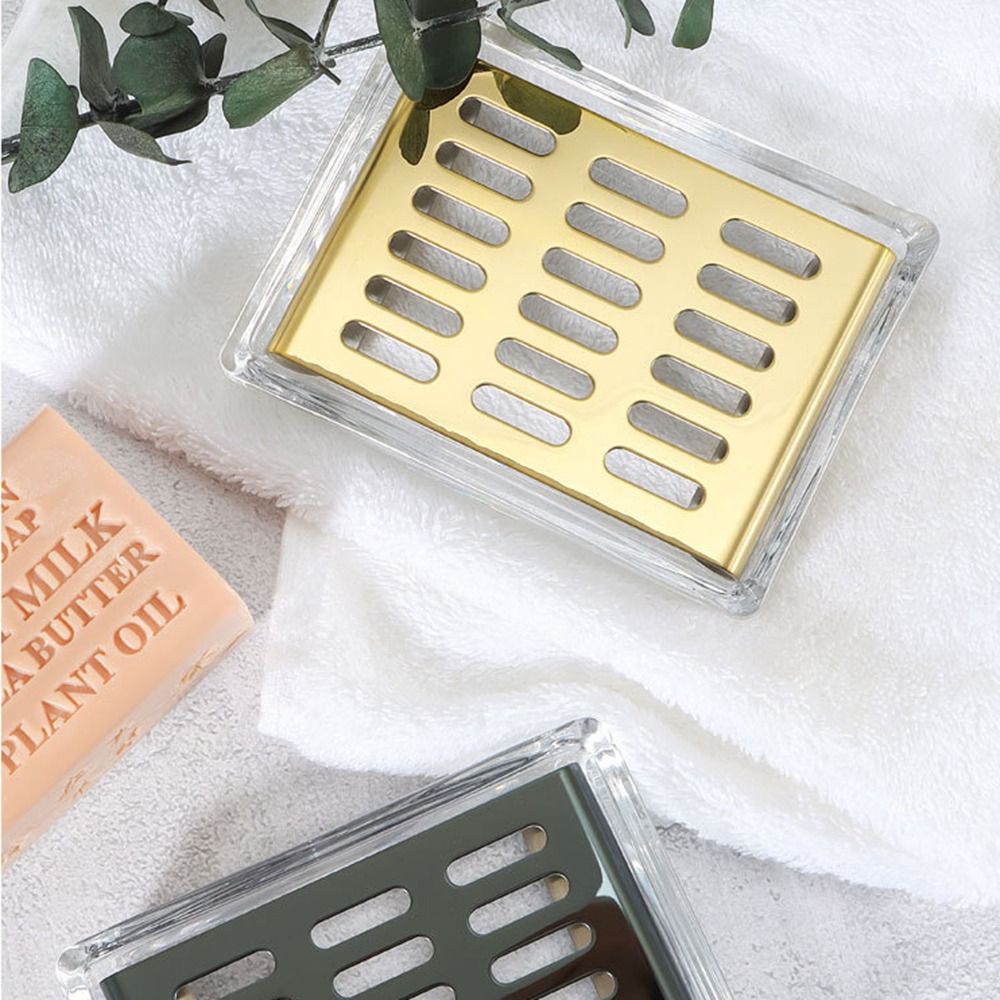 High-end Stainless Steel Glass - Glass Soap Dish recension och pris