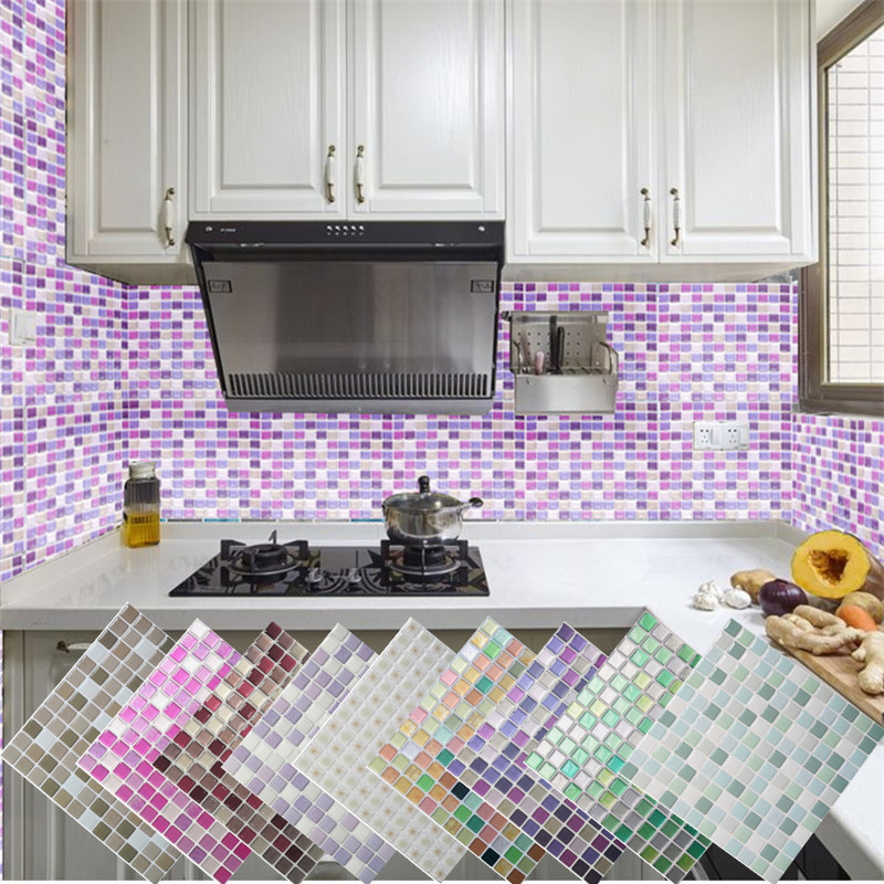 3D Mosaic Wall Mural Tile Stic - Home Bathroom Tiles Design recension och pris