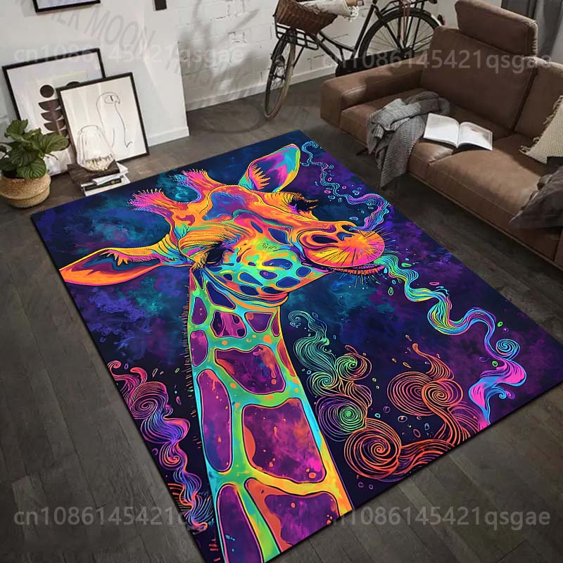 1PC Colorful artistic giraffe  - Home Bathroom Images recension och pris