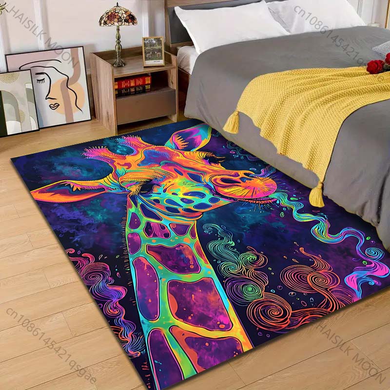 1PC Colorful artistic giraffe  - Home Bathroom Images recension och pris