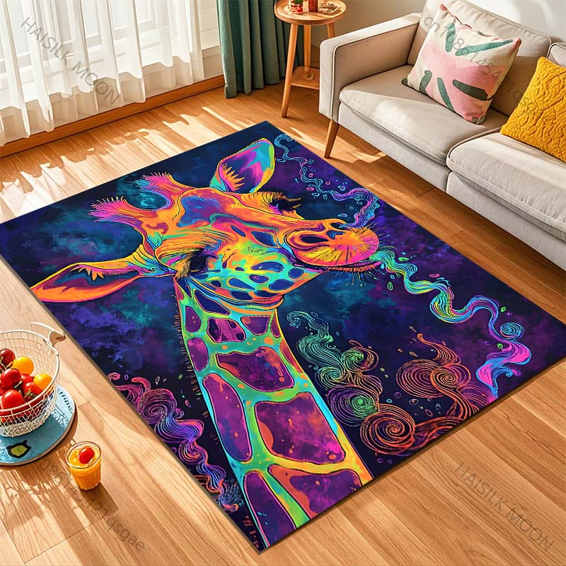 1PC Colorful artistic giraffe  - Home Bathroom Images recension och pris