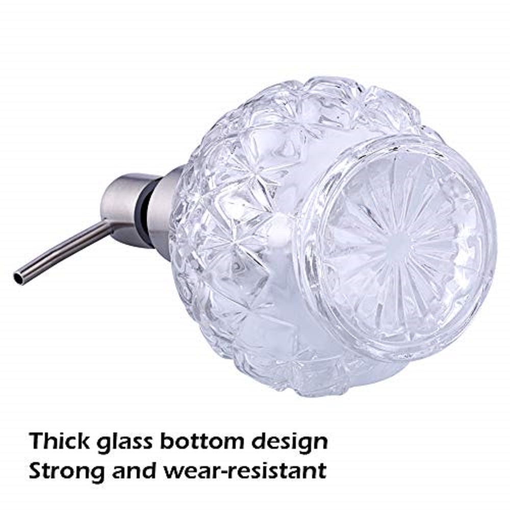Soap Dispenser with Stainless  - Glass Soap Dish recension och pris