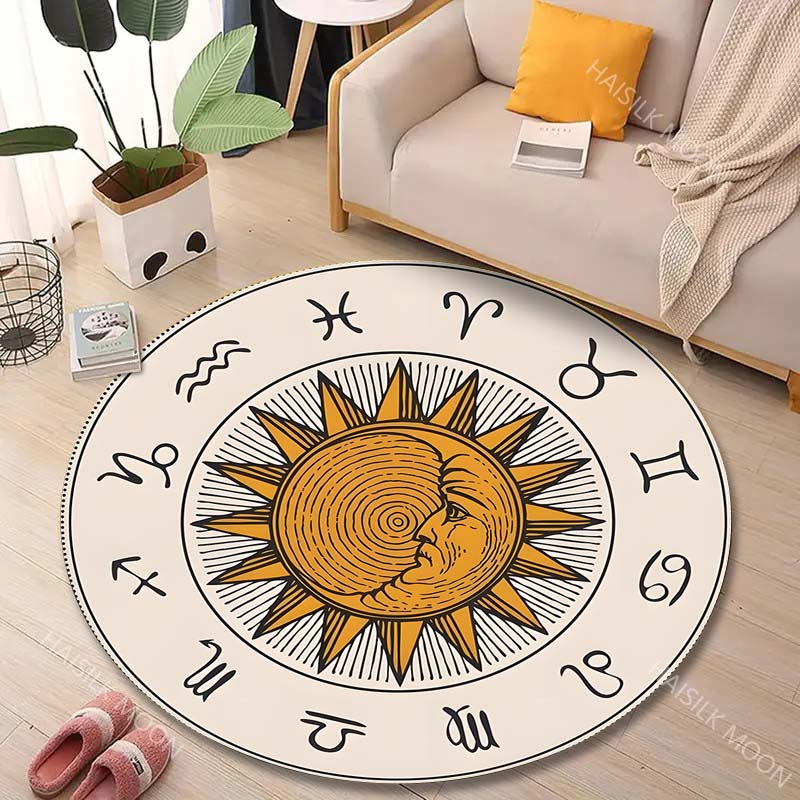 1PC Zodiac signs around sun im - Home Bathroom Images recension och pris