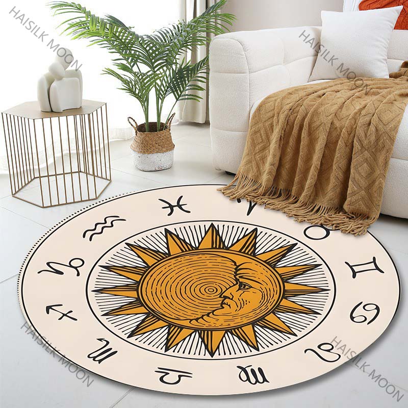 1PC Zodiac signs around sun im - Home Bathroom Images recension och pris
