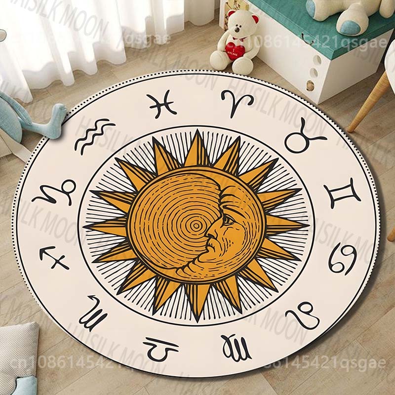 1PC Zodiac signs around sun im - Home Bathroom Images recension och pris