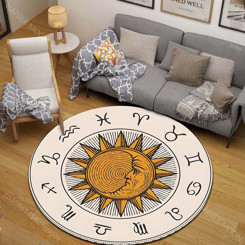 1PC Zodiac signs around sun im - Home Bathroom Images recension och pris