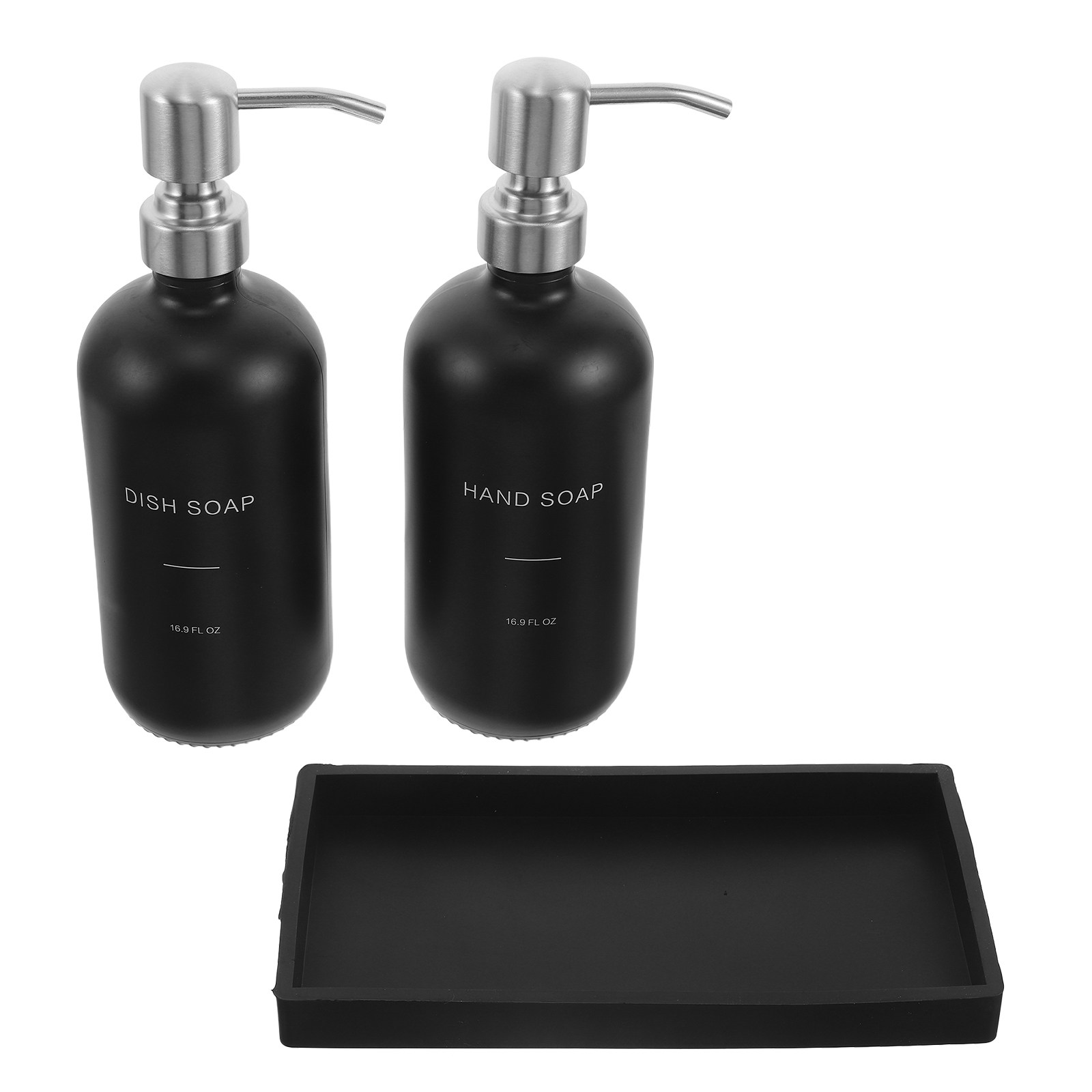 1Set Glass Soap Dispenser Set  - Glass Soap Dish recension och pris