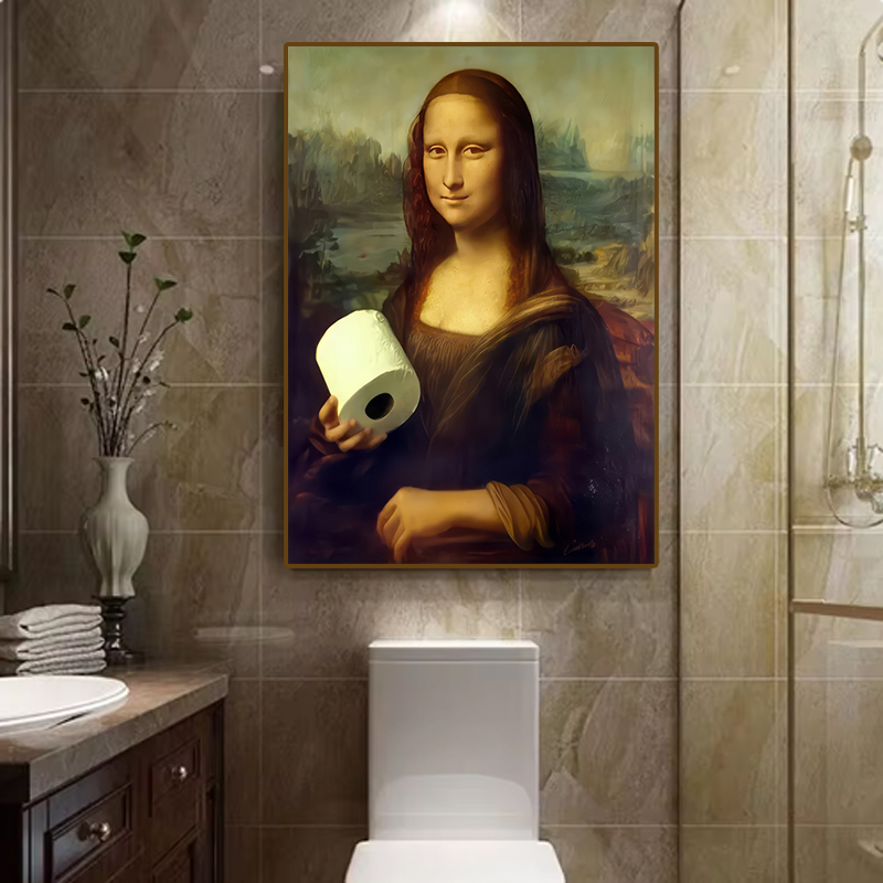 1pc Funny Abstract Bathroom To - Home Bathroom Design recension och pris