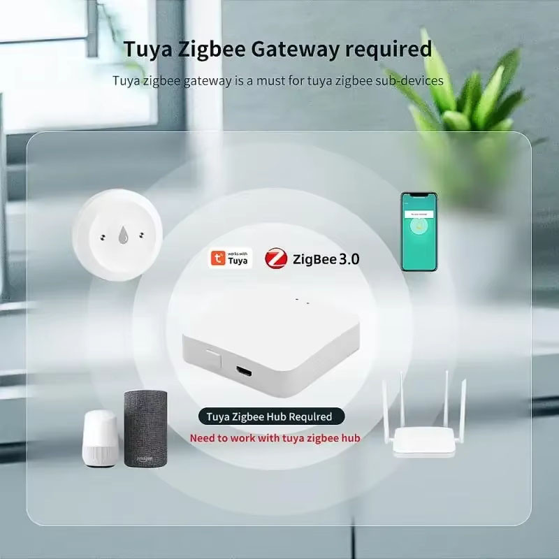 Tuya ZigBee 3.0 Water Leak Det - Bathroom Home Improvement recension och pris