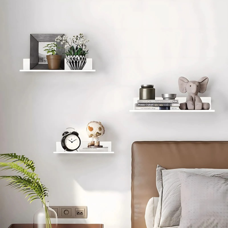 Metal Floating Shelves Wall Mo - Bathroom Home Improvement recension och pris