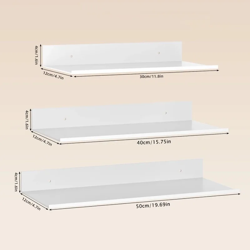 Metal Floating Shelves Wall Mo - Bathroom Home Improvement recension och pris