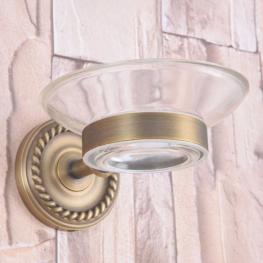 Soap Dishes Antique Brass Soap - Glass Soap Dish recension och pris