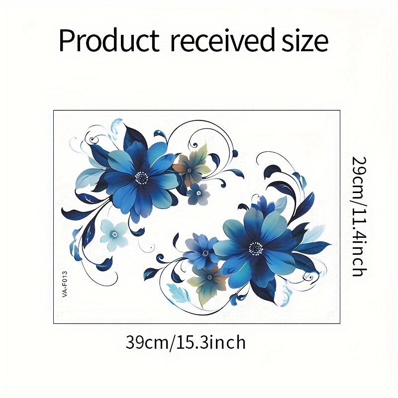 2D Flat 1Pc Rural Pastoral Flo - Home Bathroom Tiles Design recension och pris