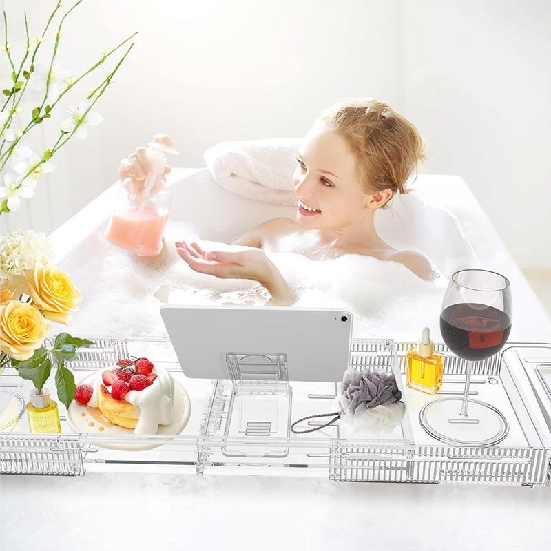 AEE2-Expandable Drain Bath Cad - Bath Caddy Tray recension och pris