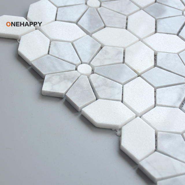 Mosaic Marble Tile for Kitchen - Home Bathroom Tiles Design recension och pris
