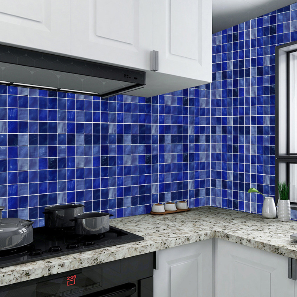 Retro Mosaic Tile Stickers Sel - Home Bathroom Tiles Design recension och pris