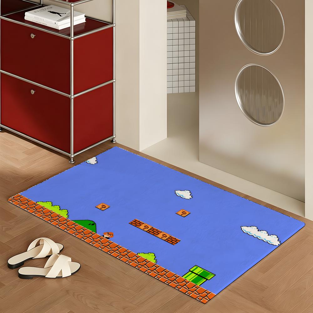 Anime Pixel Image Floor Mat So - Home Bathroom Images recension och pris