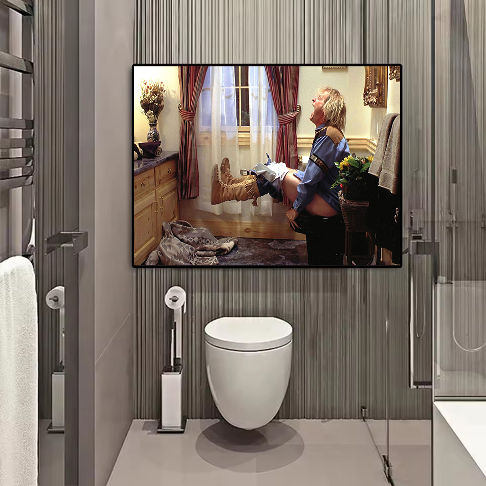 Vintage Funny Movie Scenes Bat - Home Movie Bathroom Scene recension och pris