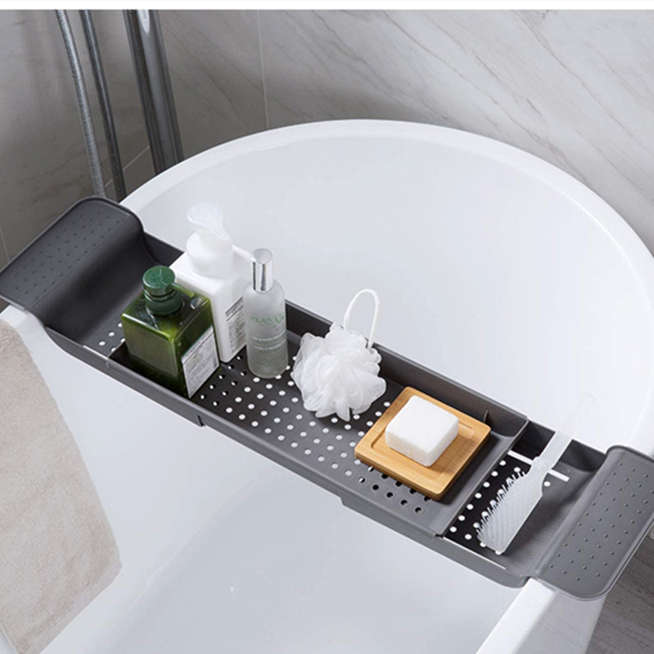 Bath Shelf Caddy Tray Expandab - Bath Caddy Tray recension och pris