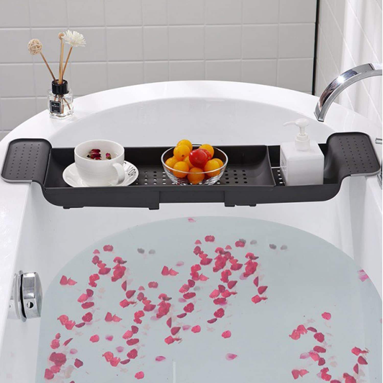 Bath Shelf Caddy Tray Expandab - Bath Caddy Tray recension och pris