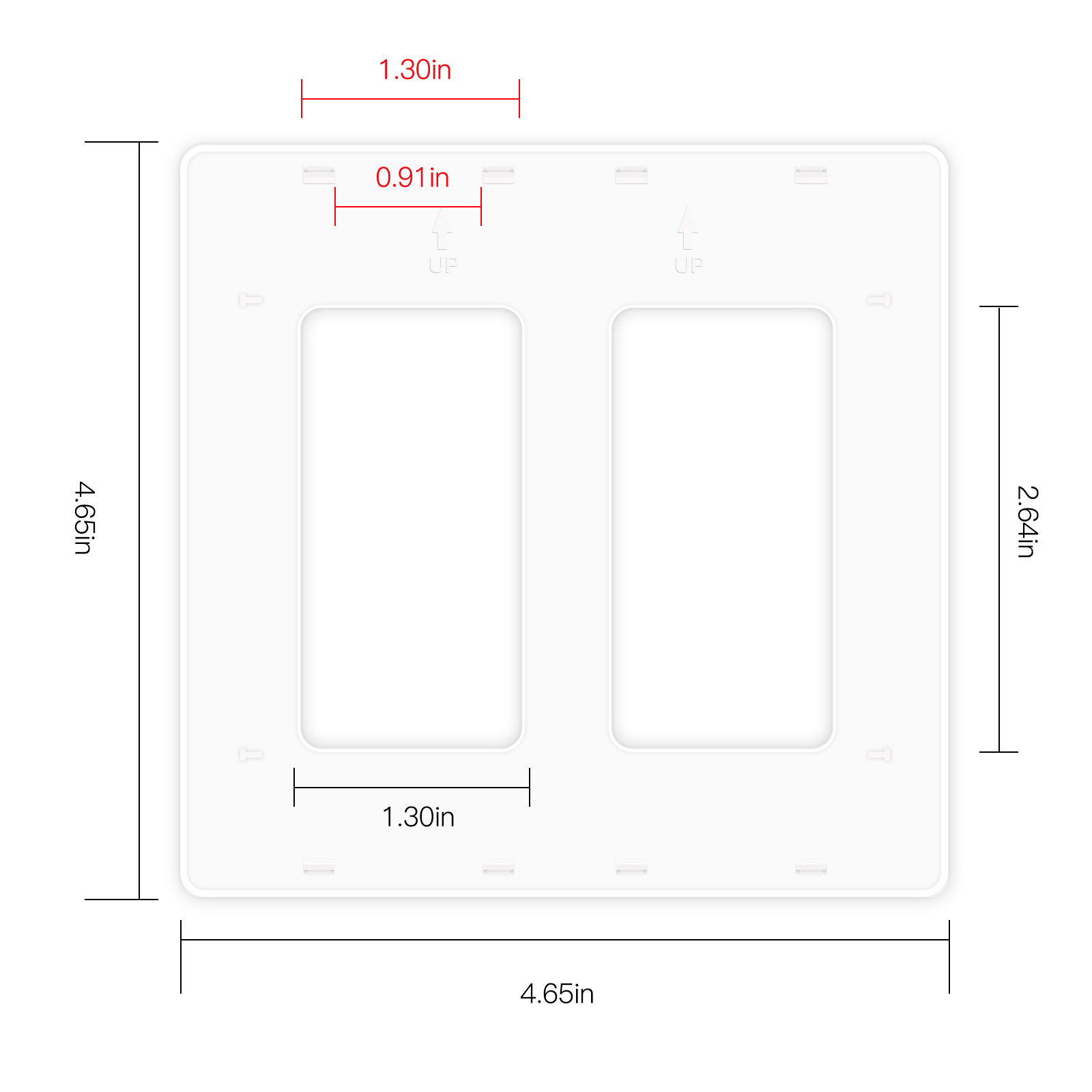 US、EU Type Switch Panel 2/3/4  - Bathroom Home Improvement recension och pris