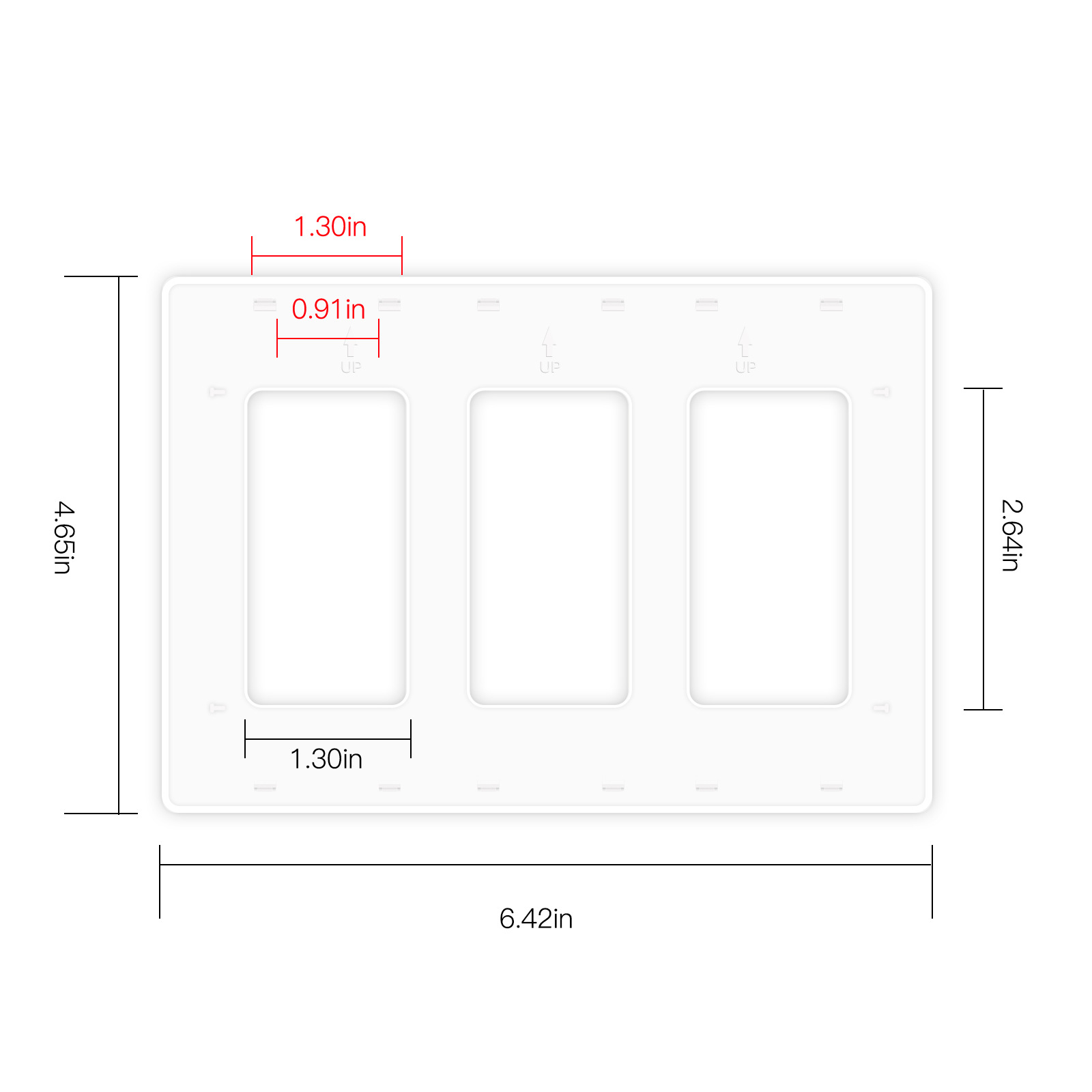 US、EU Type Switch Panel 2/3/4  - Bathroom Home Improvement recension och pris