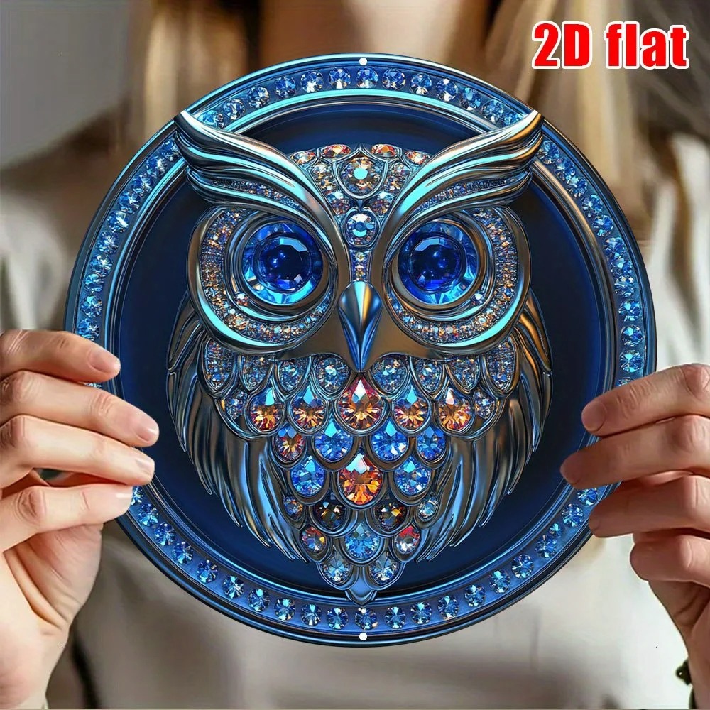 CIFBUY 2D Flat Round Aluminum  - Home Bathroom Wall Art recension och pris