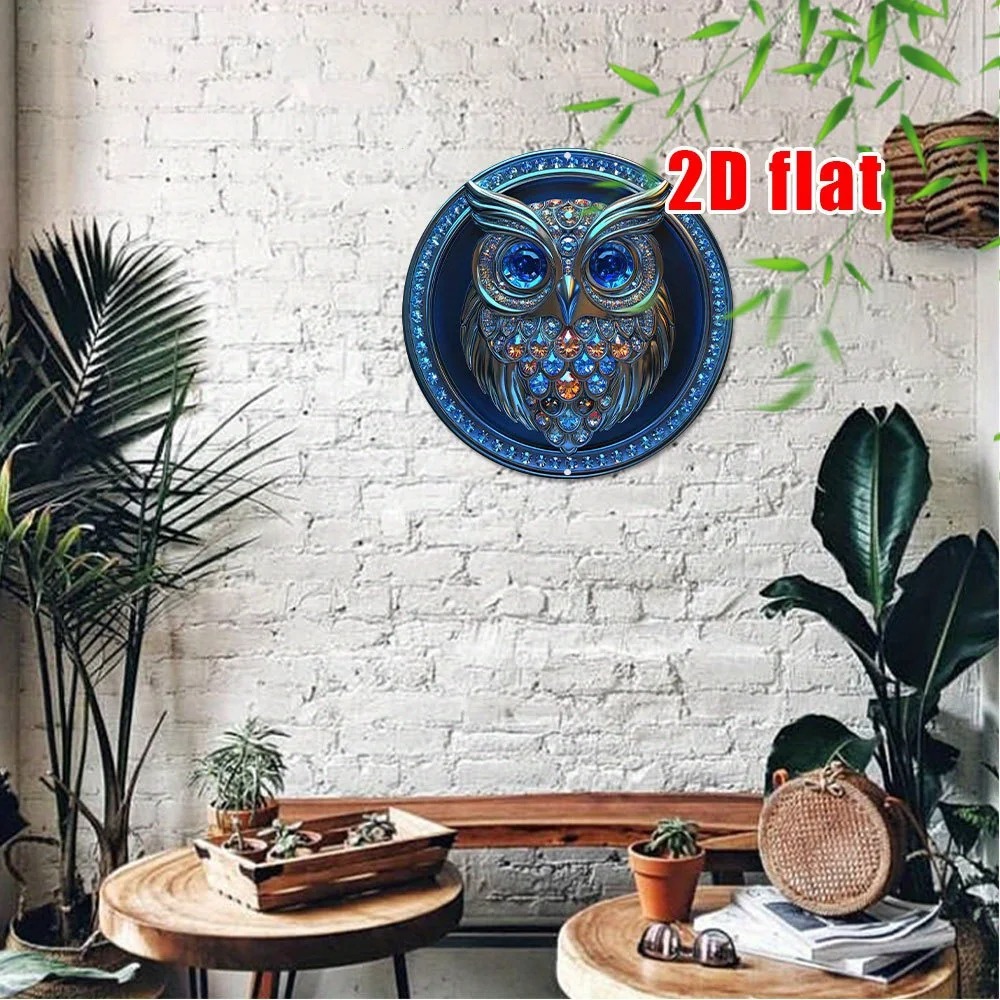 CIFBUY 2D Flat Round Aluminum  - Home Bathroom Wall Art recension och pris